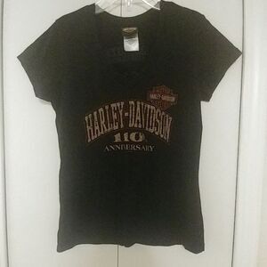 Harley Davidson‎ Anniversary Short Sleeve T-Shirt Size S